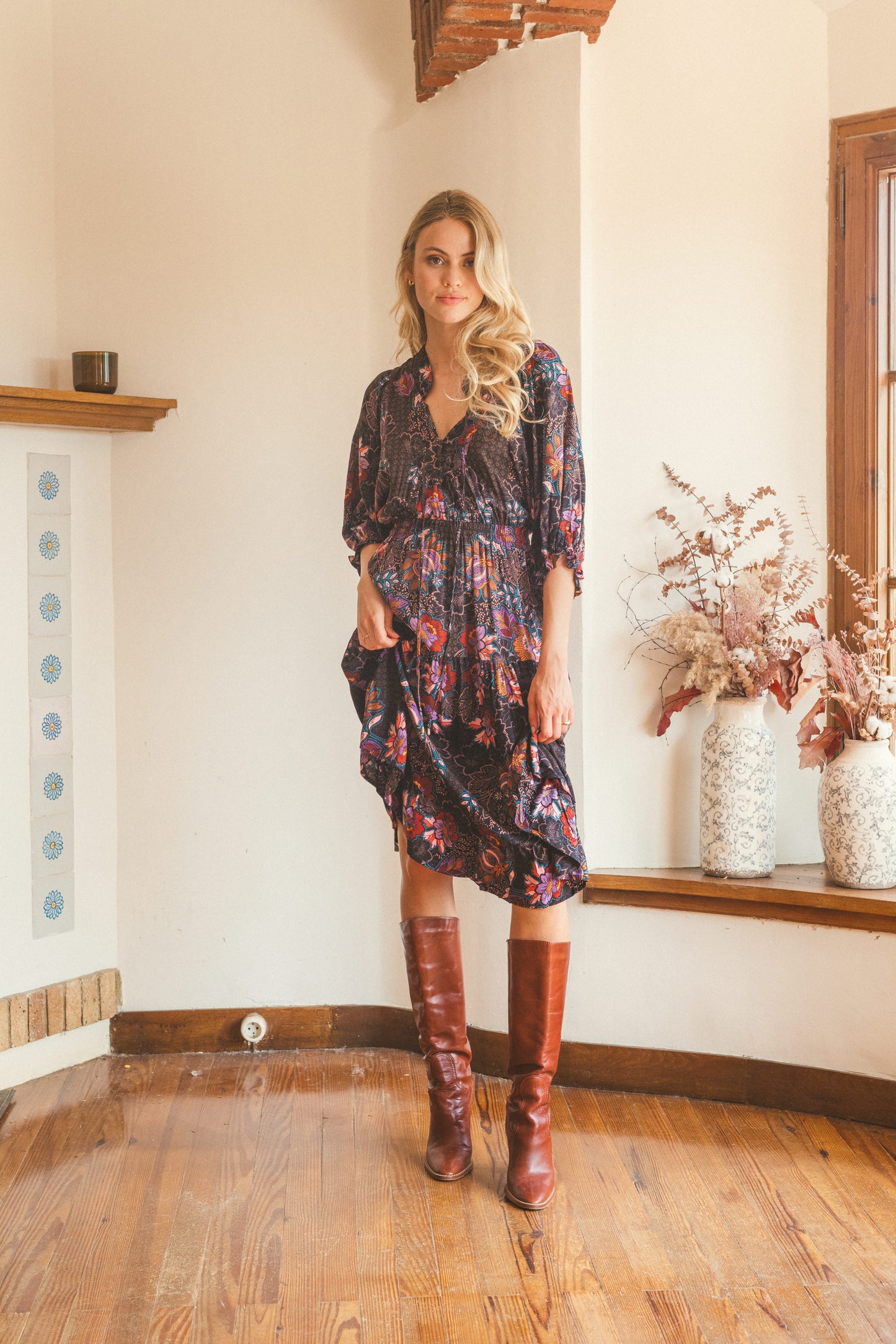 Black Lotus Jasmine Dress