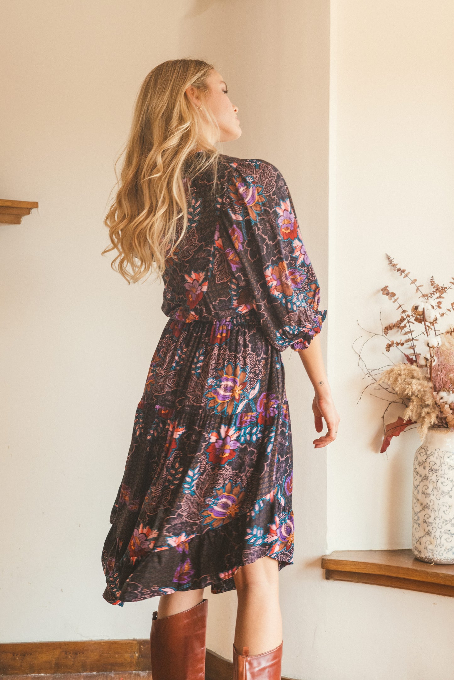 Black Lotus Jasmine Dress