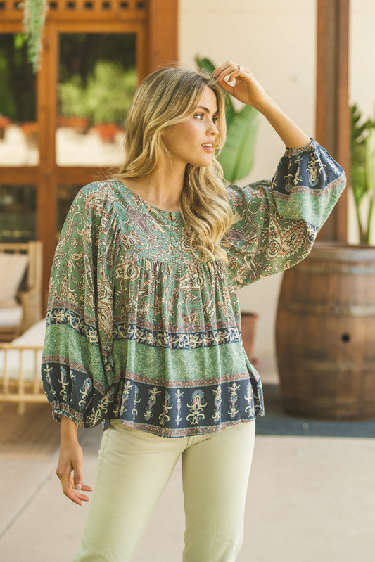 Olive Indira Top