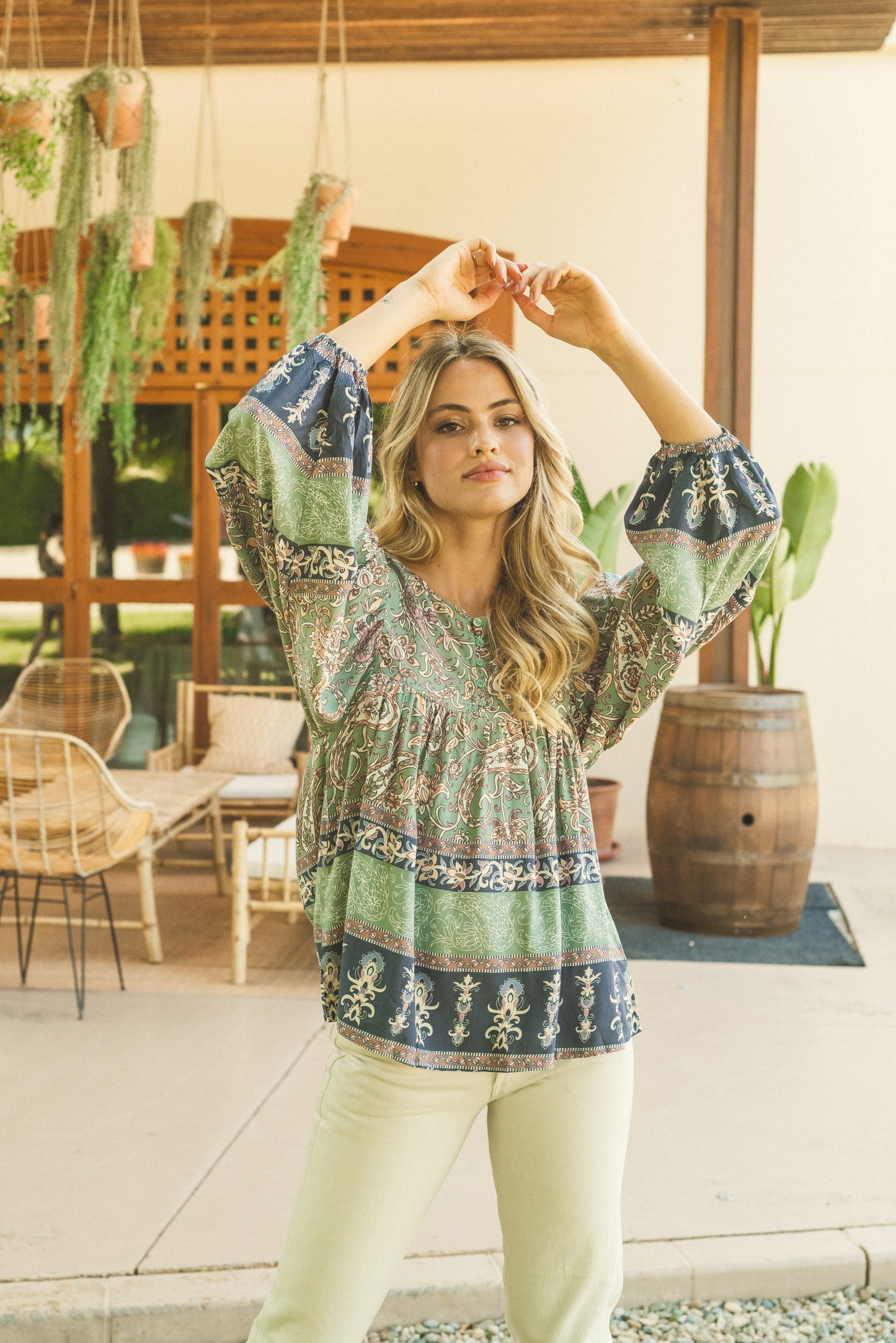 Olive Indira Top