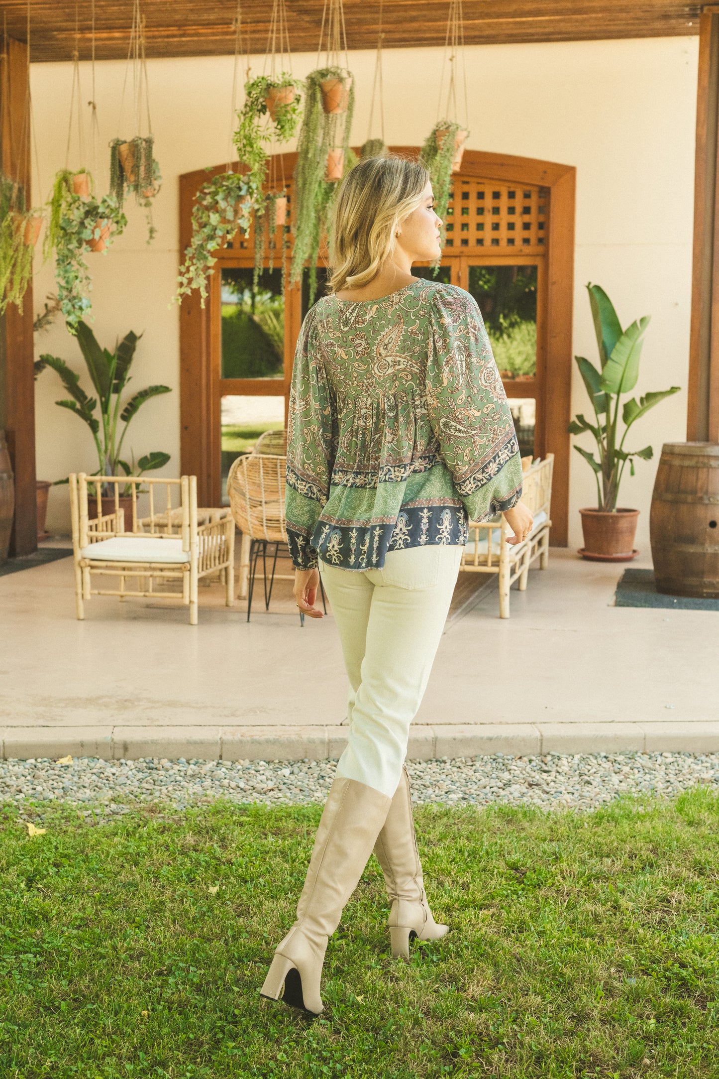 Olive Indira Top