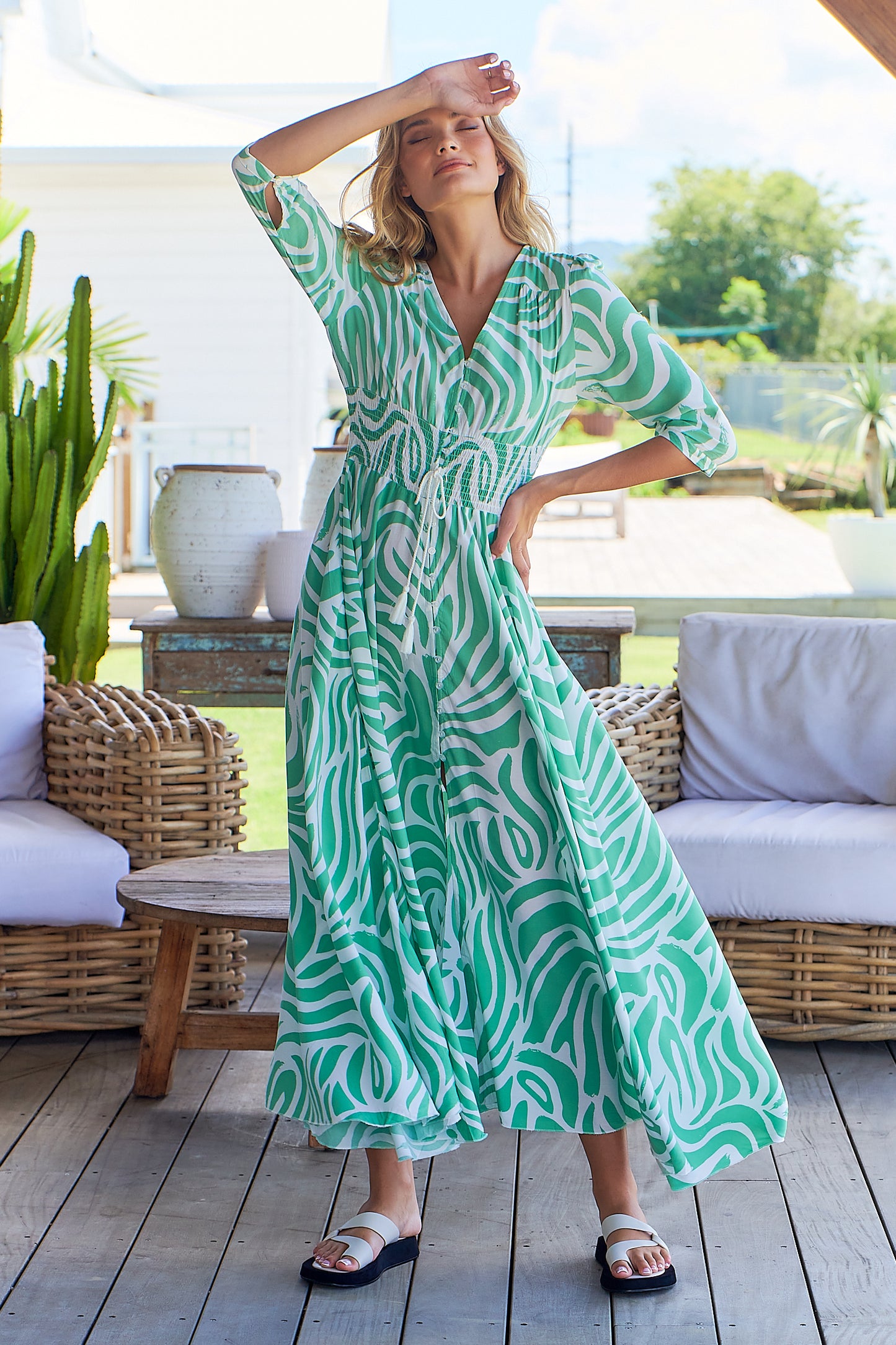 Matcha Indiana Dress