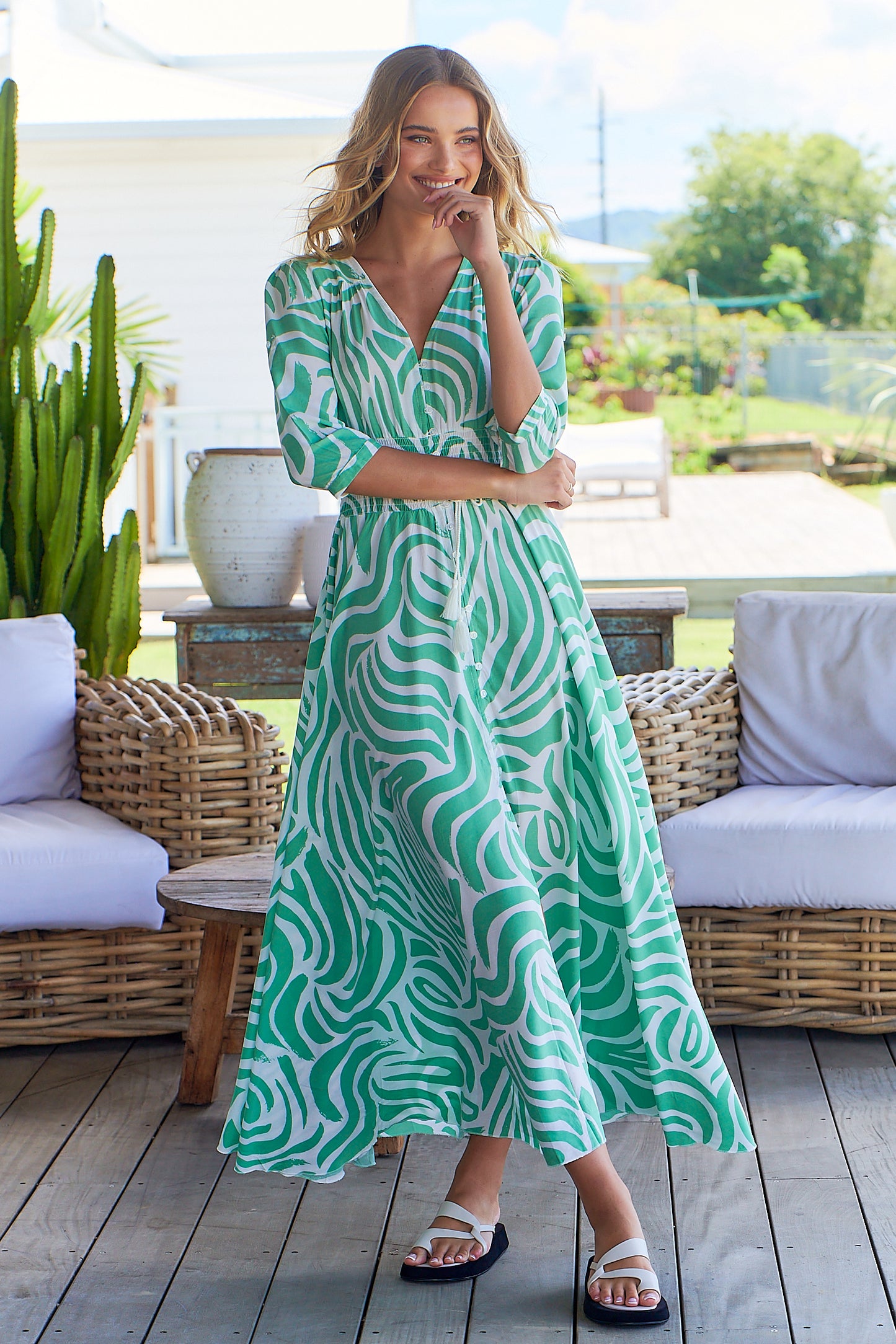 Matcha Indiana Dress