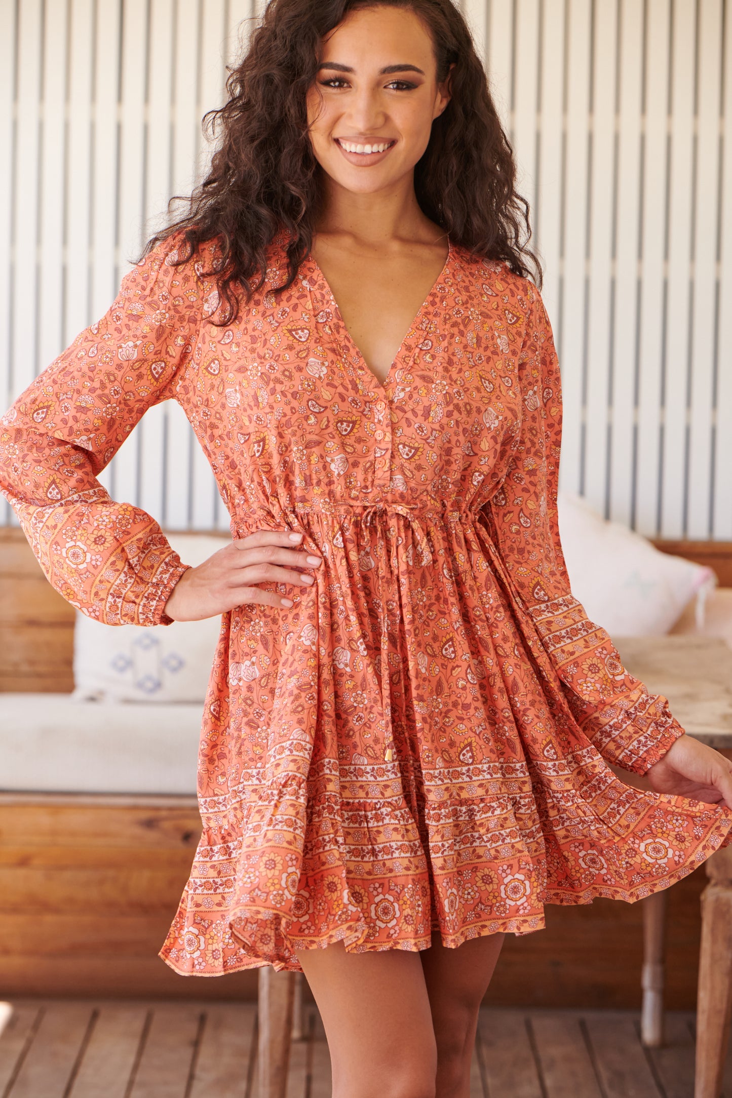 Ezra Sky Dress
