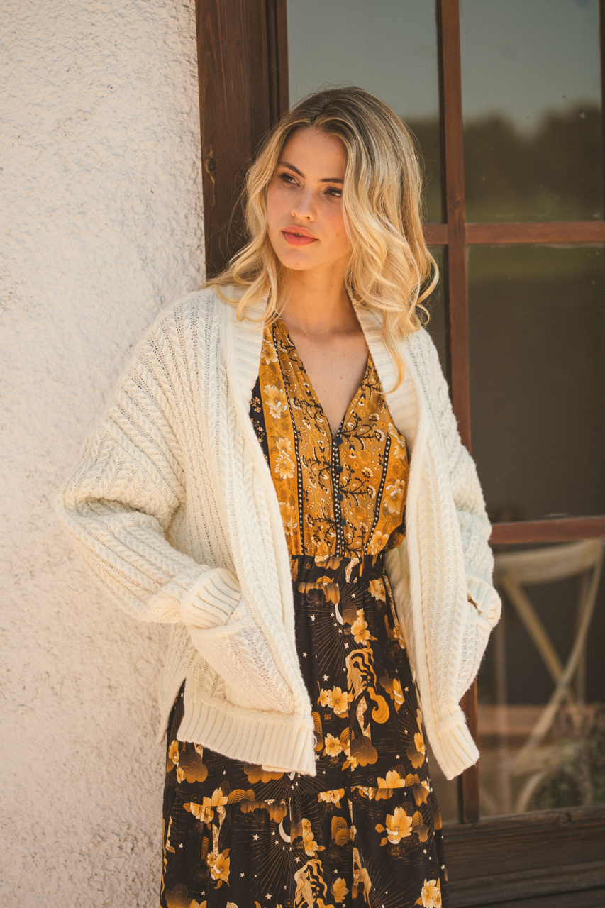 Macadamia Knit Cardigan