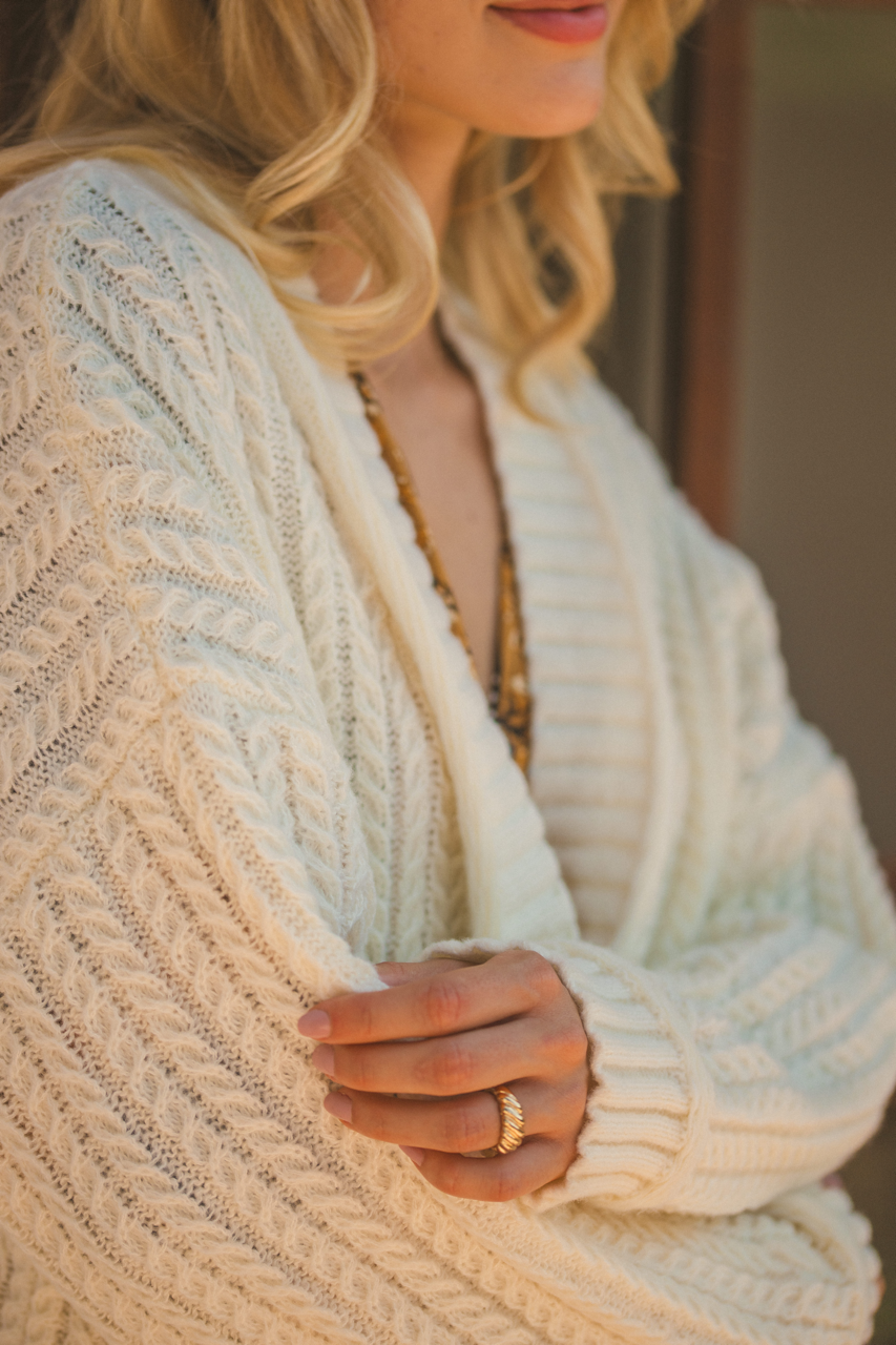 Macadamia Knit Cardigan