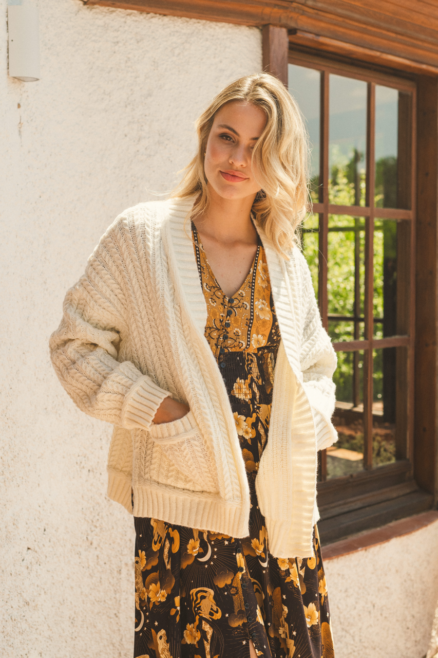 Macadamia Knit Cardigan