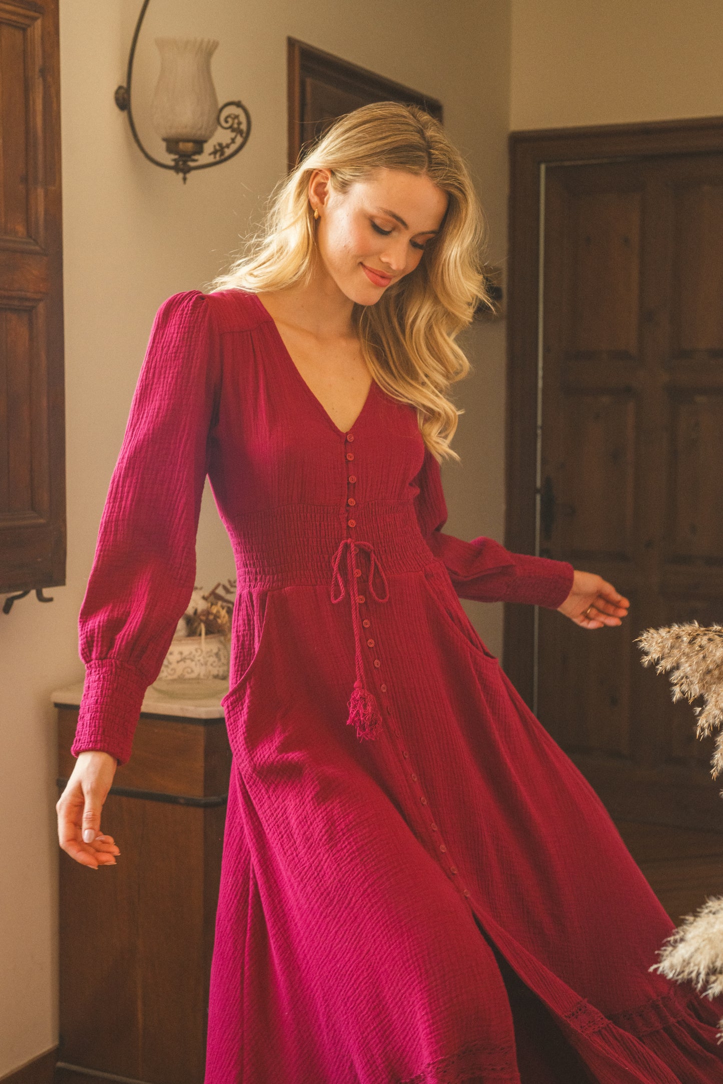 Adora Sabrina Long Dress