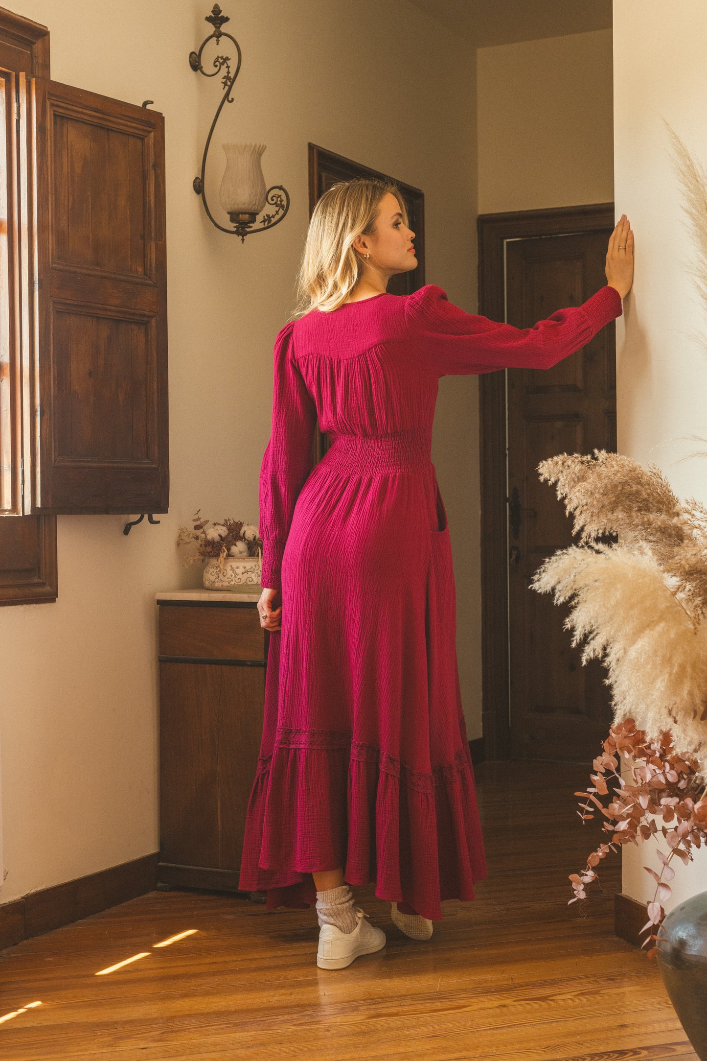 Adora Sabrina Long Dress