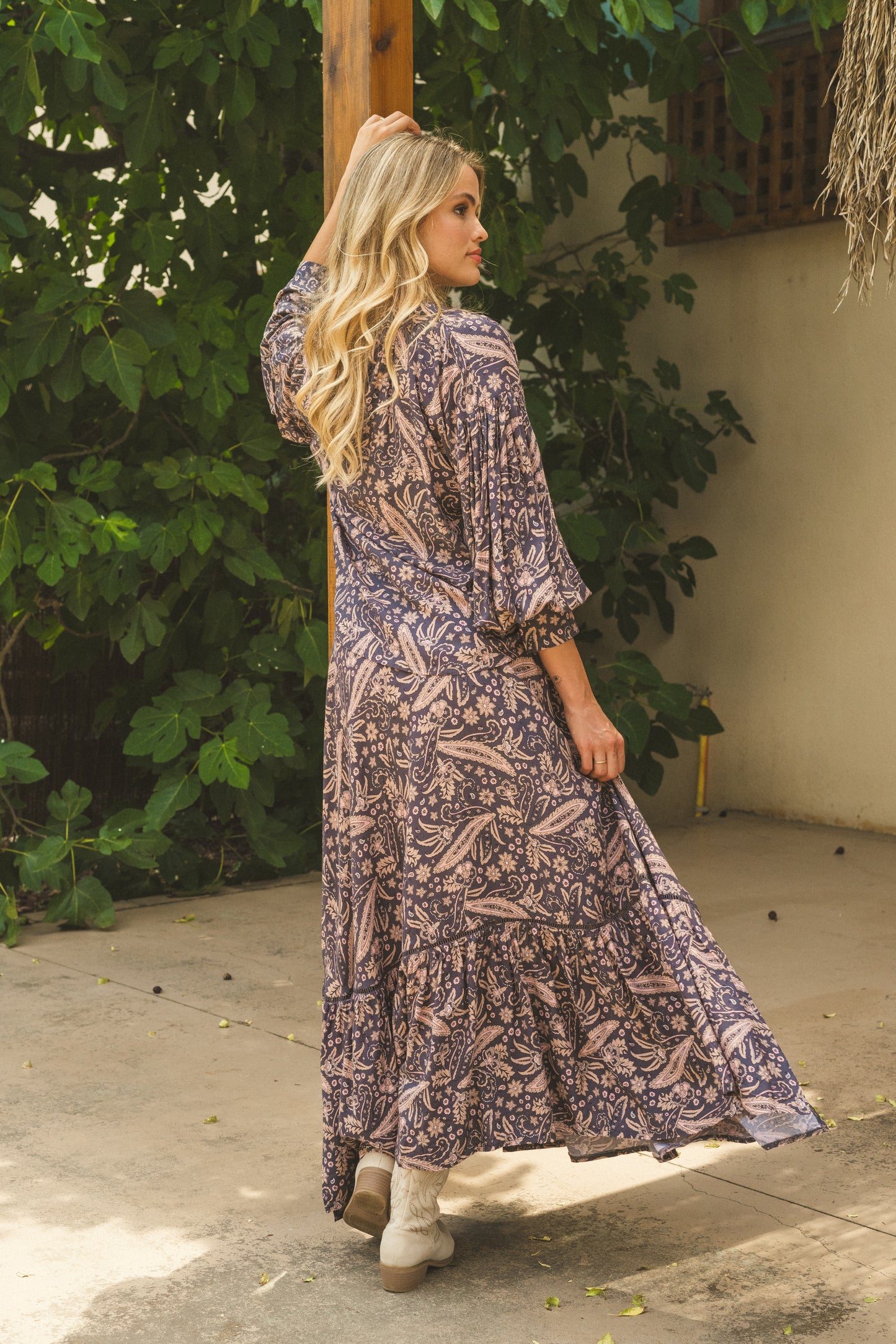 Marsala Daphne Skirt
