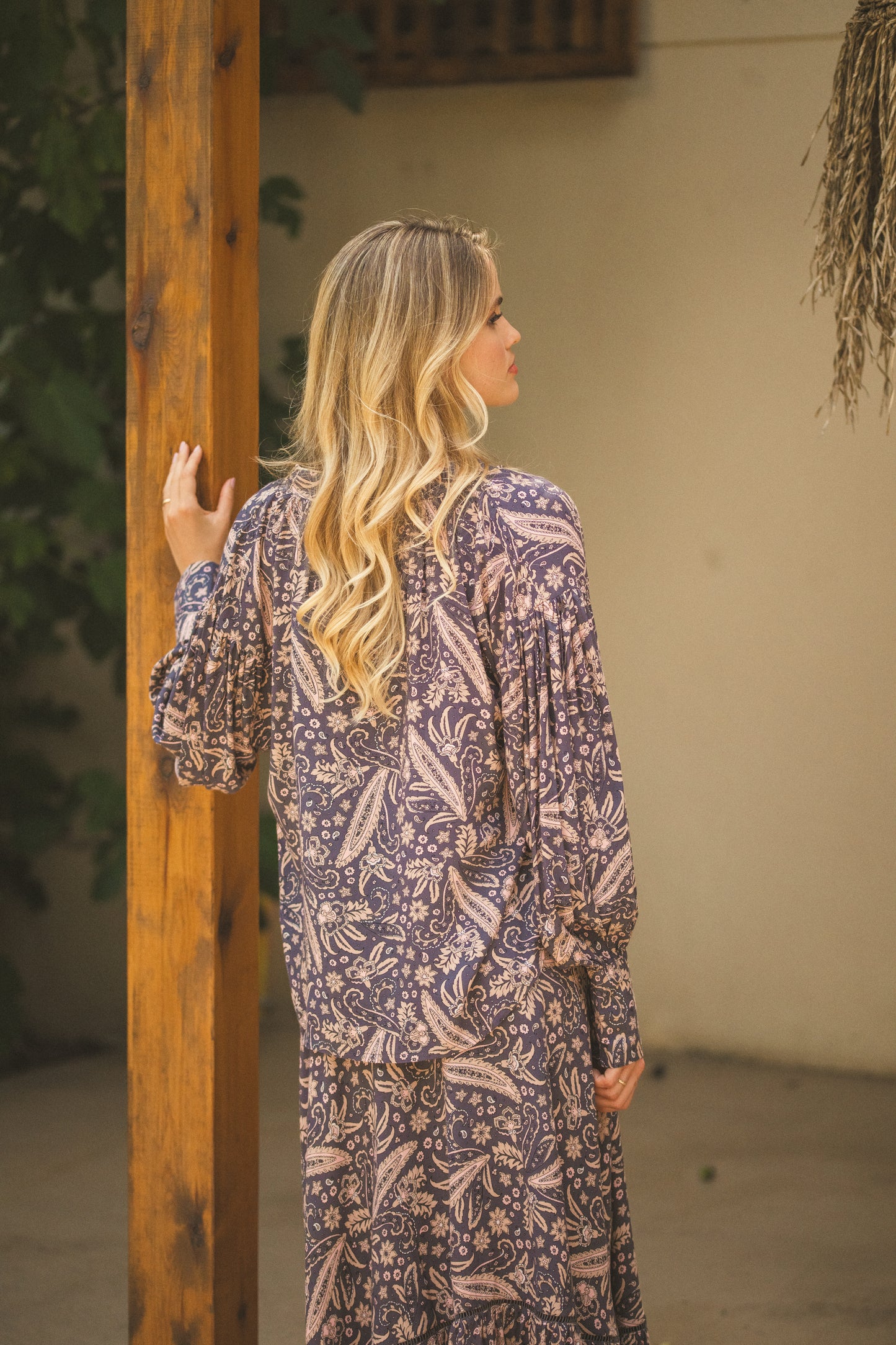 Marsala Marfa Blouse