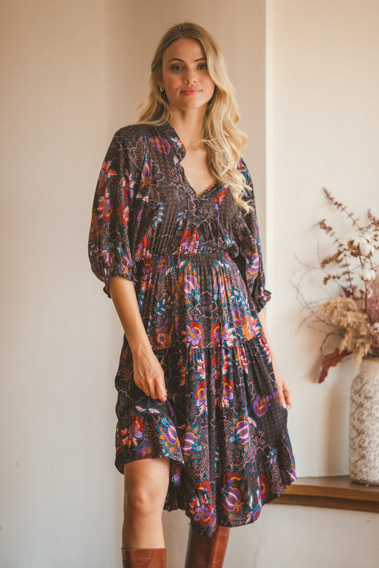 Black Lotus Jasmine Dress