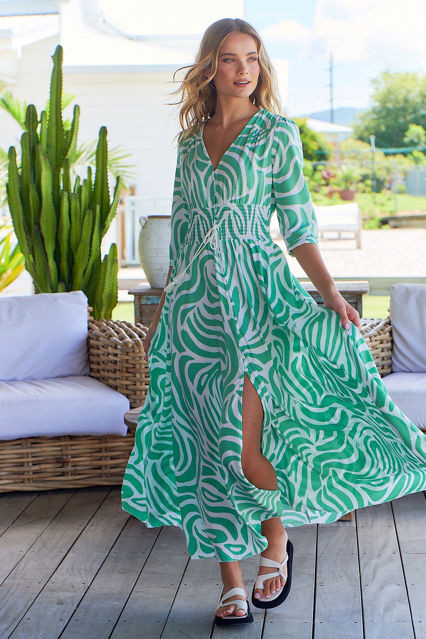 Matcha Indiana Dress